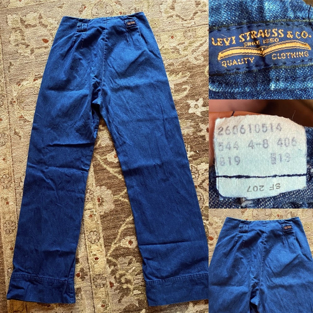 Vintage Levi’s *RARE* high waisted belt loop orange label 1978 talon zipper